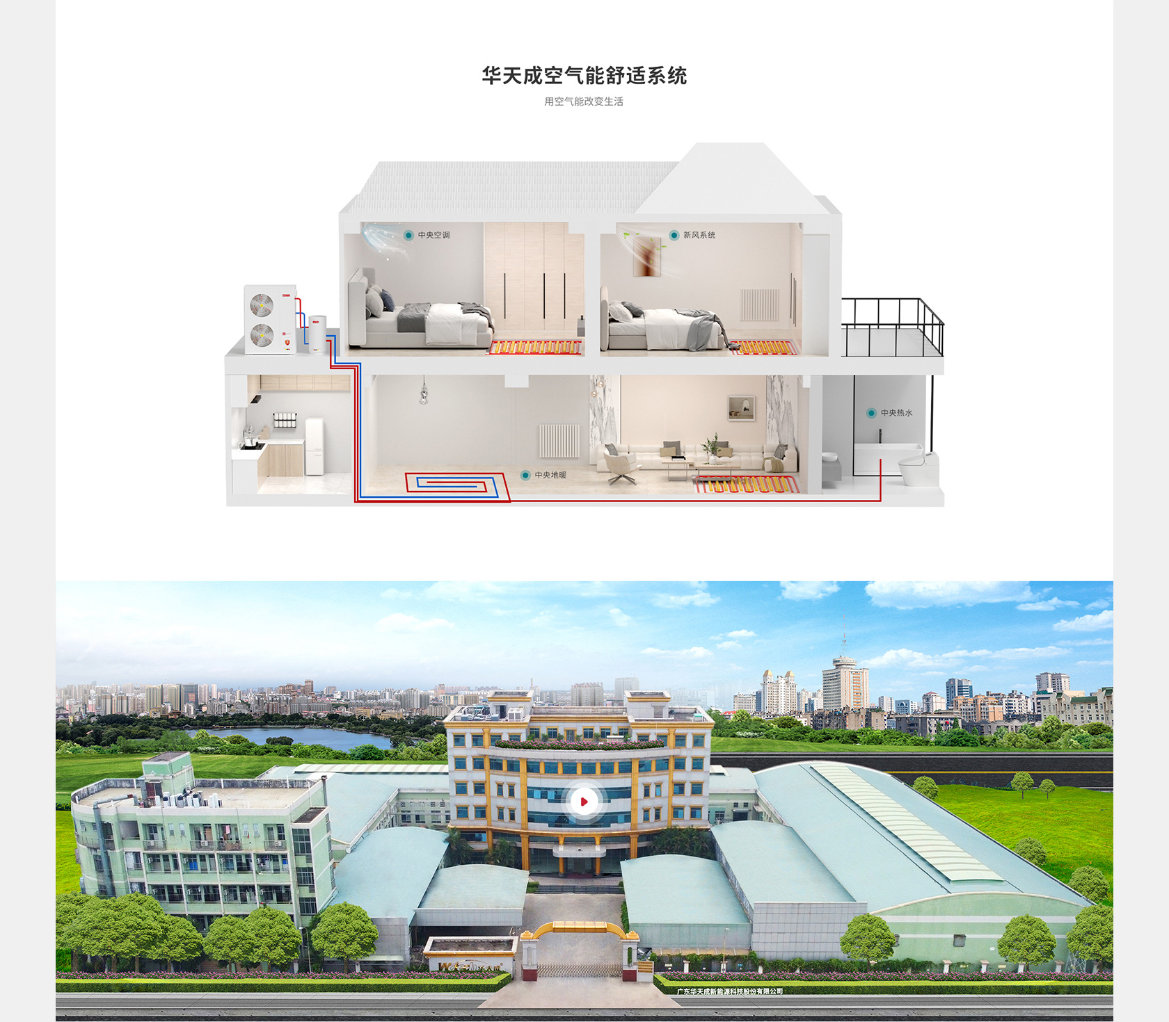 華天成空氣能熱泵網(wǎng)站設(shè)計(jì)