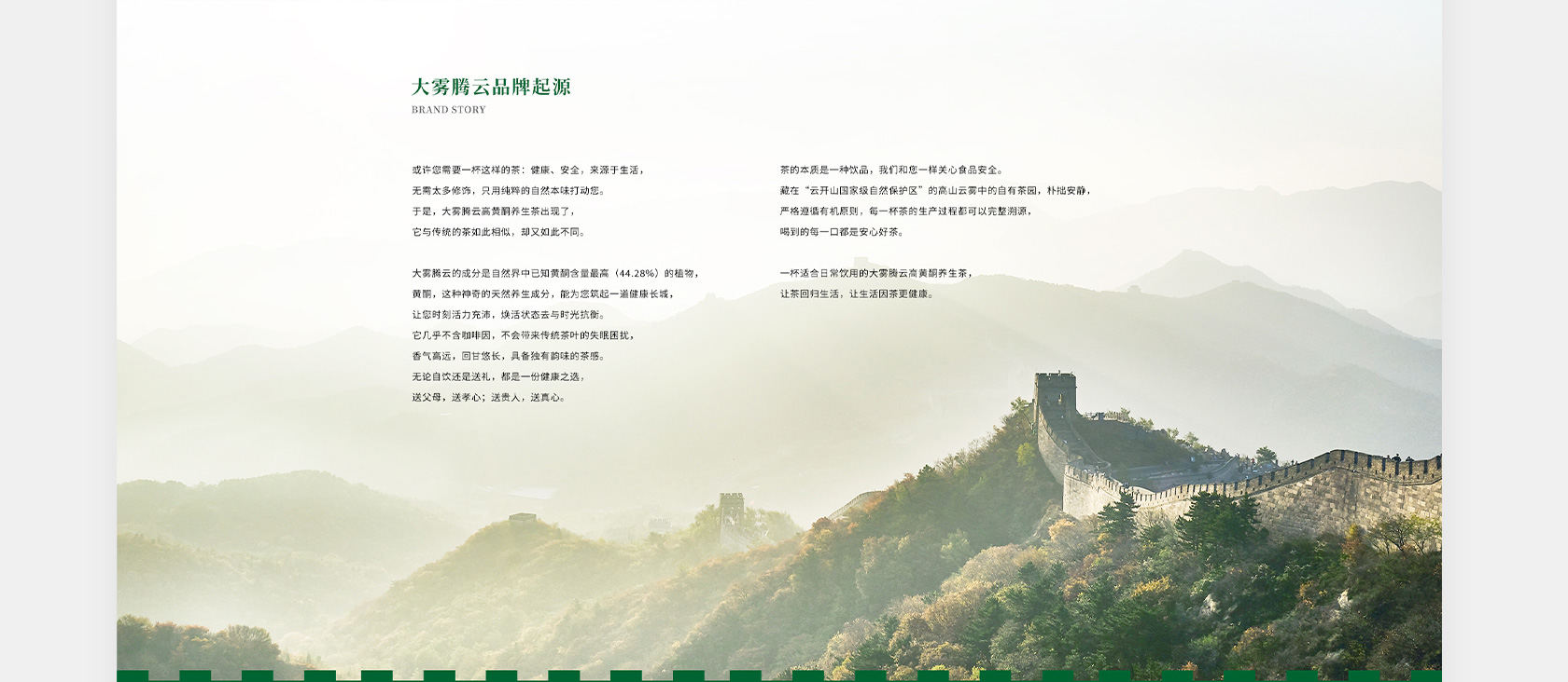 大霧騰云高黃酮茶網(wǎng)站設(shè)計